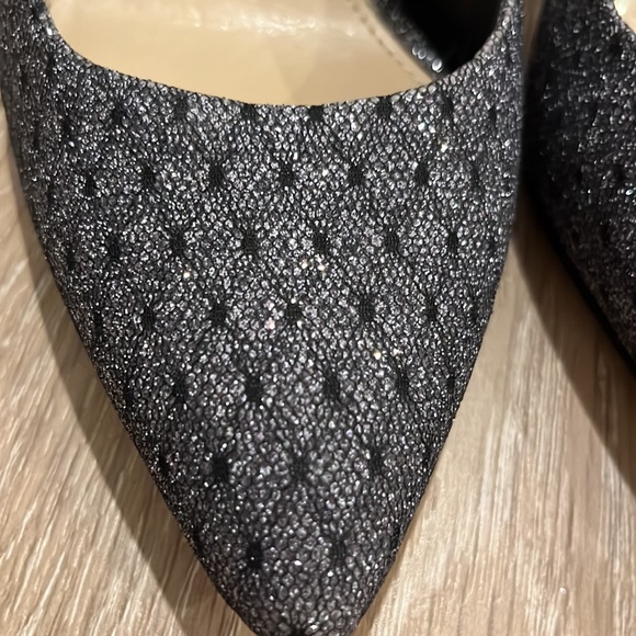 Jessica Simpson Sparkly Grey Lace 3” High Heels - size 7 - Picture 7 of 7
